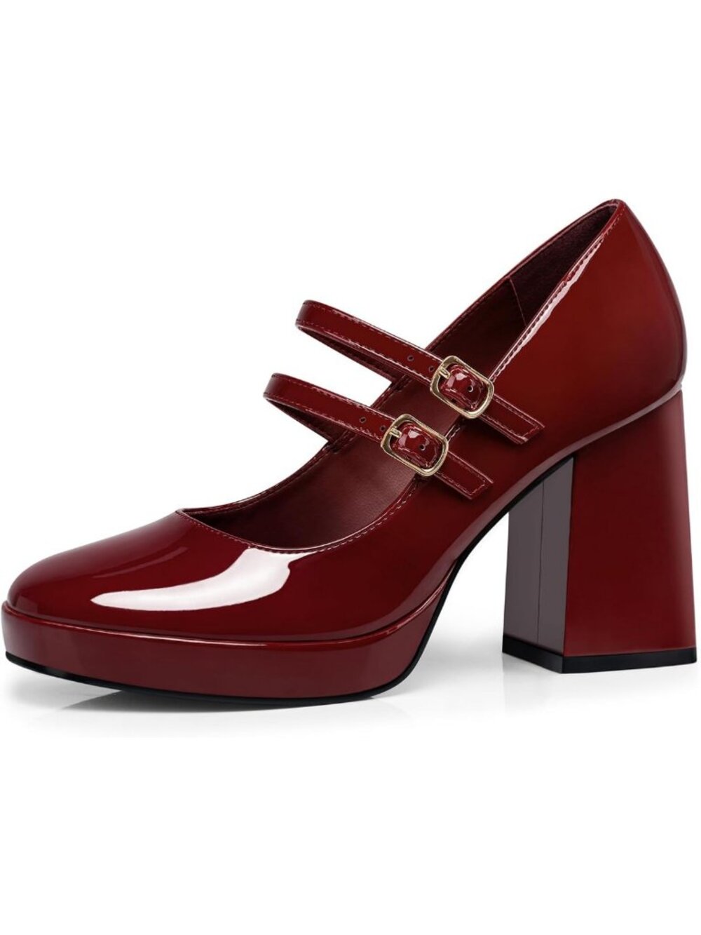 Stylish Women’s Chunky Heels - Comfortable Mary Jane Dress Shoes for All